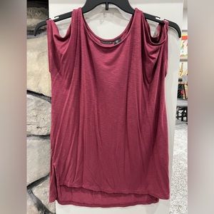 Tabard cold shoulder top